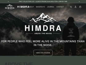 himdra.com homepage screenshot