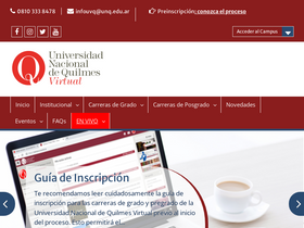 'qoodle.uvq.edu.ar' screenshot