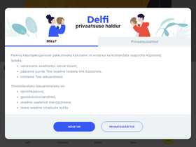 'delfi.ee' screenshot
