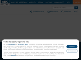 'abcbourse.com' screenshot