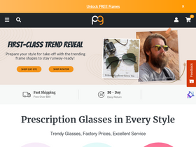 'payneglasses.com' screenshot