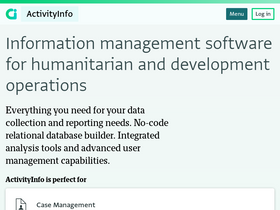 'activityinfo.org' screenshot