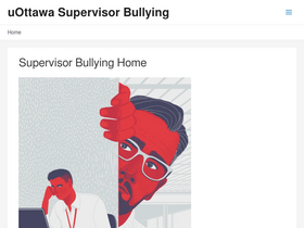 'supervisorbullying.com' screenshot