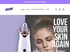 bearsbeautyco.com homepage screenshot