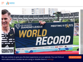 'european-athletics.com' screenshot
