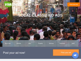 'vivastreet.co.in' screenshot