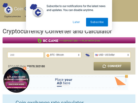 'coinchefs.com' screenshot