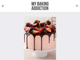 'mybakingaddiction.com' screenshot