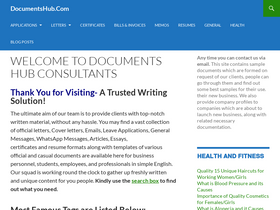 'documentshub.com' screenshot