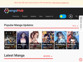 'mangahub.io' screenshot