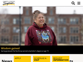 'uwsuper.edu' screenshot