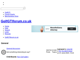 'golfgtiforum.co.uk' screenshot