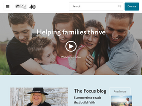 'focusonthefamily.ca' screenshot
