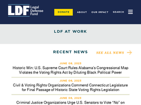 'naacpldf.org' screenshot