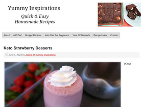 'yummyinspirations.net' screenshot