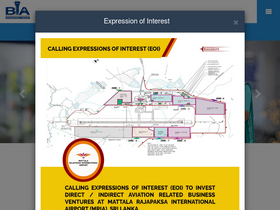 'airport.lk' screenshot