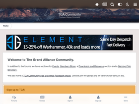 'tga.community' screenshot