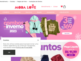 'modalove.com.br' screenshot