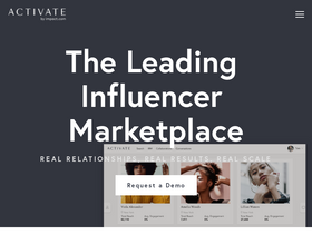 'activate.social' screenshot