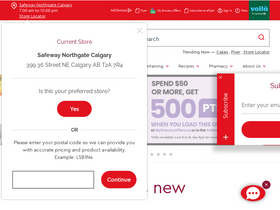 'safeway.ca' screenshot