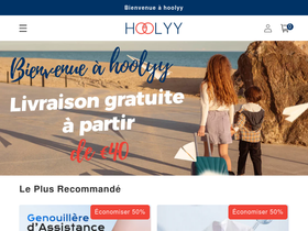 Hoolyy homepage screenshot