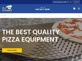 AJ Stuart website screenshot