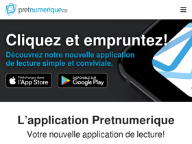 'pretnumerique.ca' screenshot