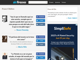 'akifrases.com' screenshot