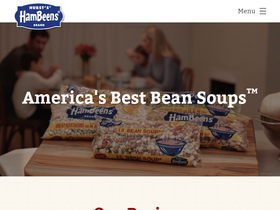 'hurstbeans.com' screenshot
