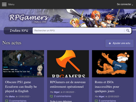 'rpgamers.fr' screenshot