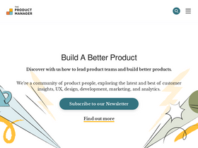 'theproductmanager.com' screenshot