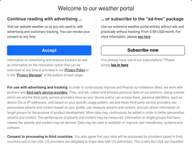 'weather.us' screenshot