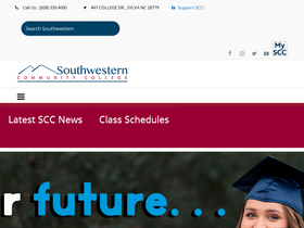 'southwesterncc.edu' screenshot