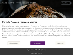 'rezeptebuch.com' screenshot