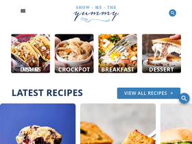 'showmetheyummy.com' screenshot