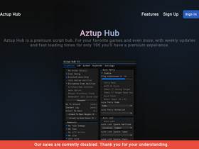 'aztupscripts.xyz' screenshot
