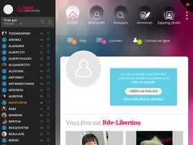 'rdv-libertins.fr' screenshot
