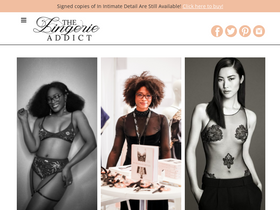 'thelingerieaddict.com' screenshot
