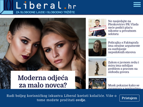 'liberal.hr' screenshot