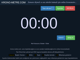 'krono-metre.com' screenshot