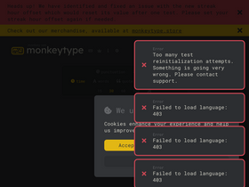 MonkeyType Extension