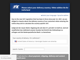 'fk-shop.de' screenshot