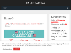 'calendarena.com' screenshot