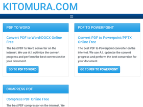 'kitomura.com' screenshot