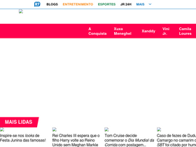 'estrelando.com.br' screenshot