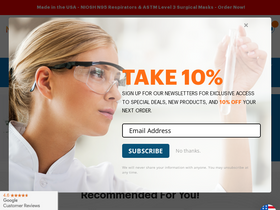 'medical-and-lab-supplies.com' screenshot