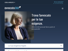 'avvocato360.it' screenshot