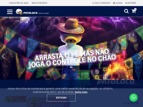 'patoloco.com.br' screenshot