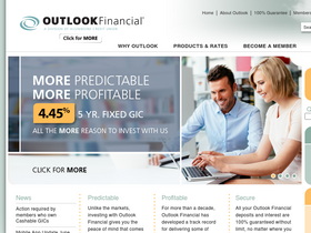 'outlookfinancial.com' screenshot
