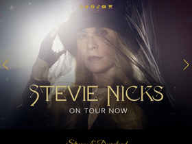'stevienicksofficial.com' screenshot